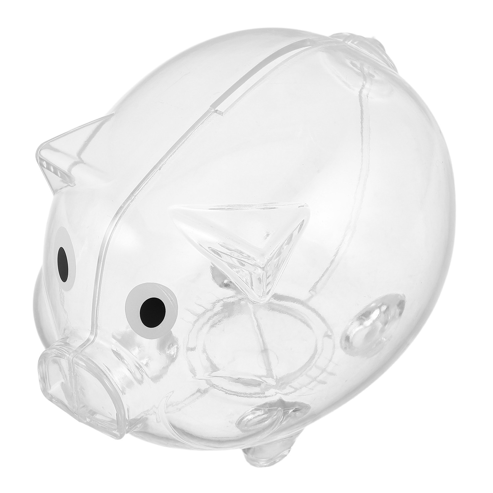 2Pcs Transparent Pig Money Ban - Kids Education Savings 评论和价格