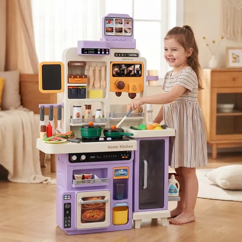 90cm Large Pretend Play Kitche - Kids Educational Resources 评论和价格