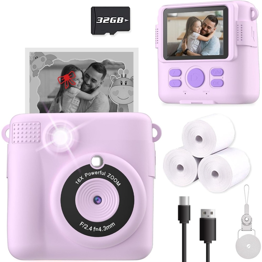 Instant Print Camera for Kids, - Kids Education Card 评论和价格