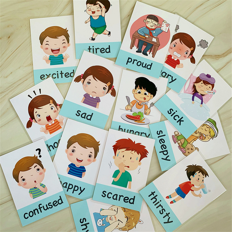 14pcs Montessori Baby English  - Kids Education Card 评论和价格