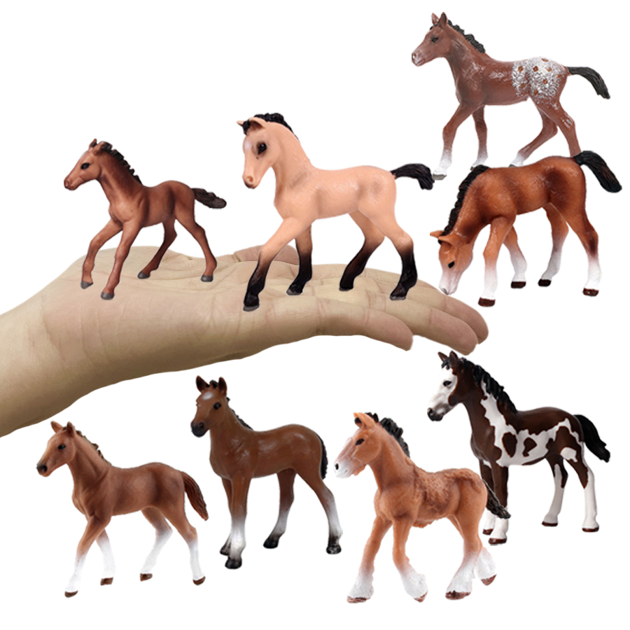 Horse Figurine Farm Animals Po - Kids Educational Game 3 评论和价格