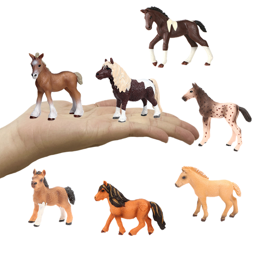 Horse Figurine Farm Animals Po - Kids Educational Game 3 评论和价格