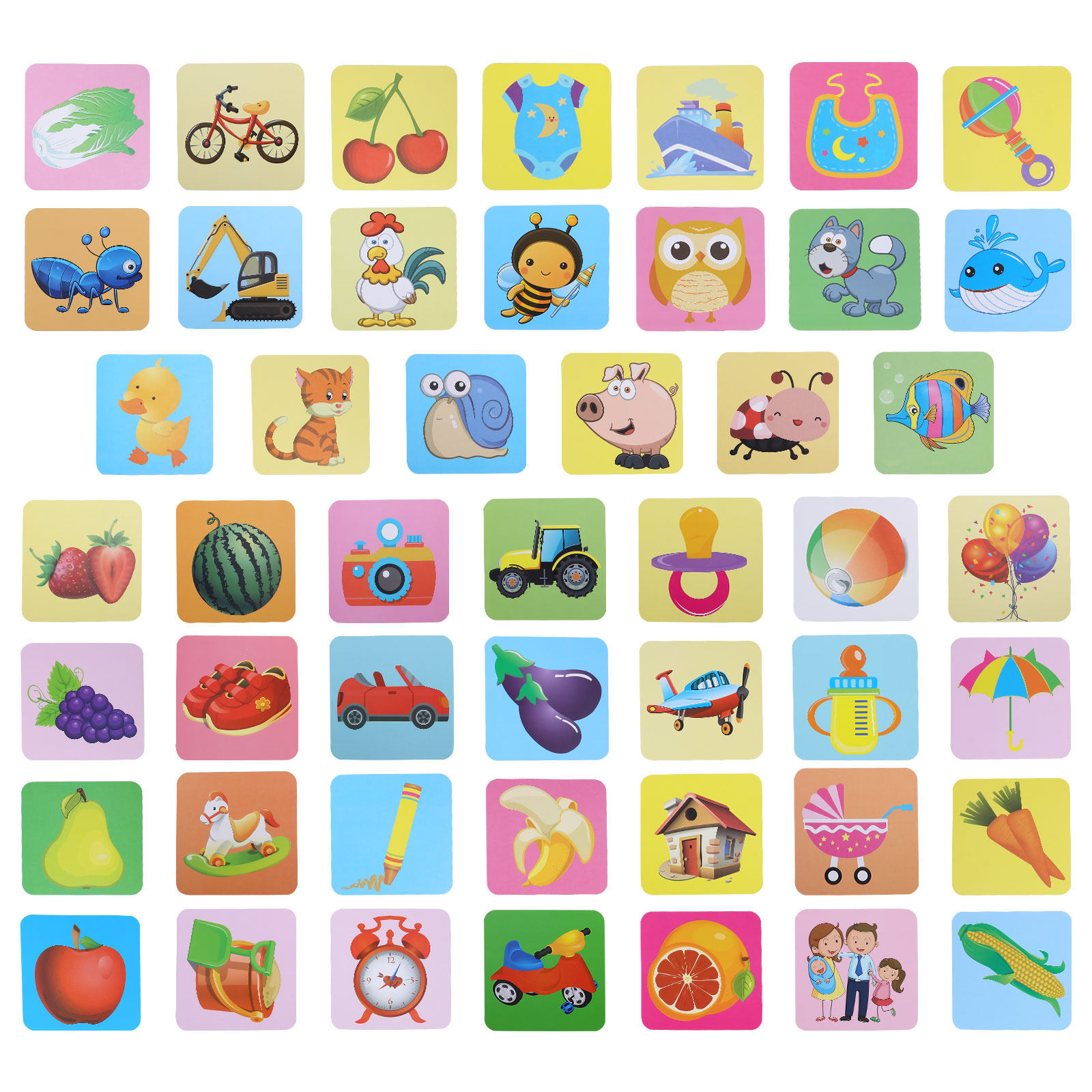 Visual Stimulus Cards Color Re - Kids Education Card 评论和价格