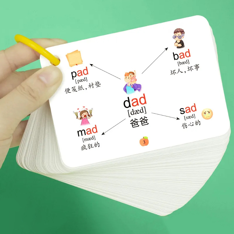 600 Words Mind Map Cards with  - Kids Education Card 评论和价格