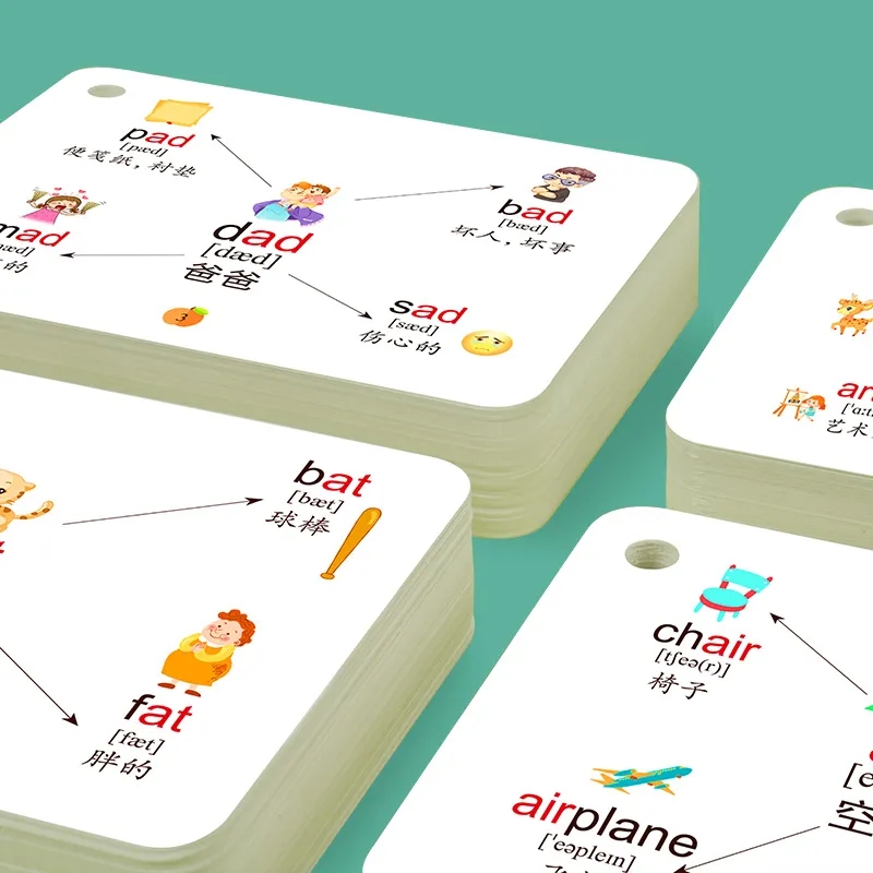 600 Words Mind Map Cards with  - Kids Education Card 评论和价格