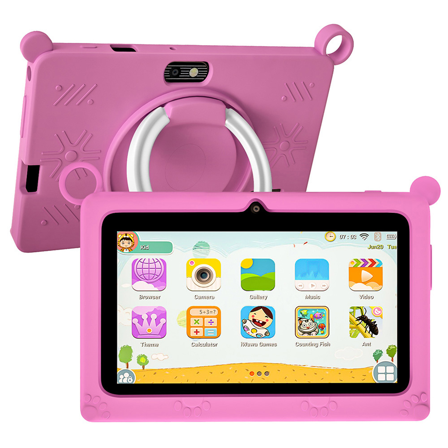 BDF Children's Tablet New 7 In - Kids Educational Games Learn English 评论和价格