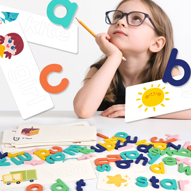 Montessori Wooden Alphabet Puz - Kids Educational Games Learn English 评论和价格