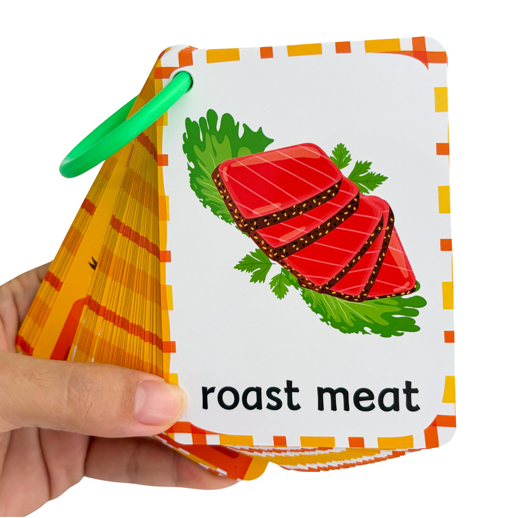 Delicious Food Vocabulary Engl - Kids Education Card 评论和价格