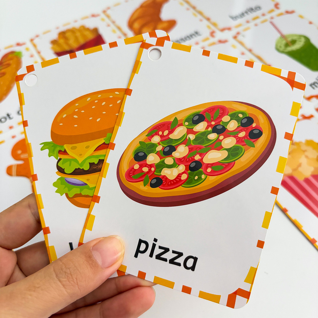 Delicious Food Vocabulary Engl - Kids Education Card 评论和价格