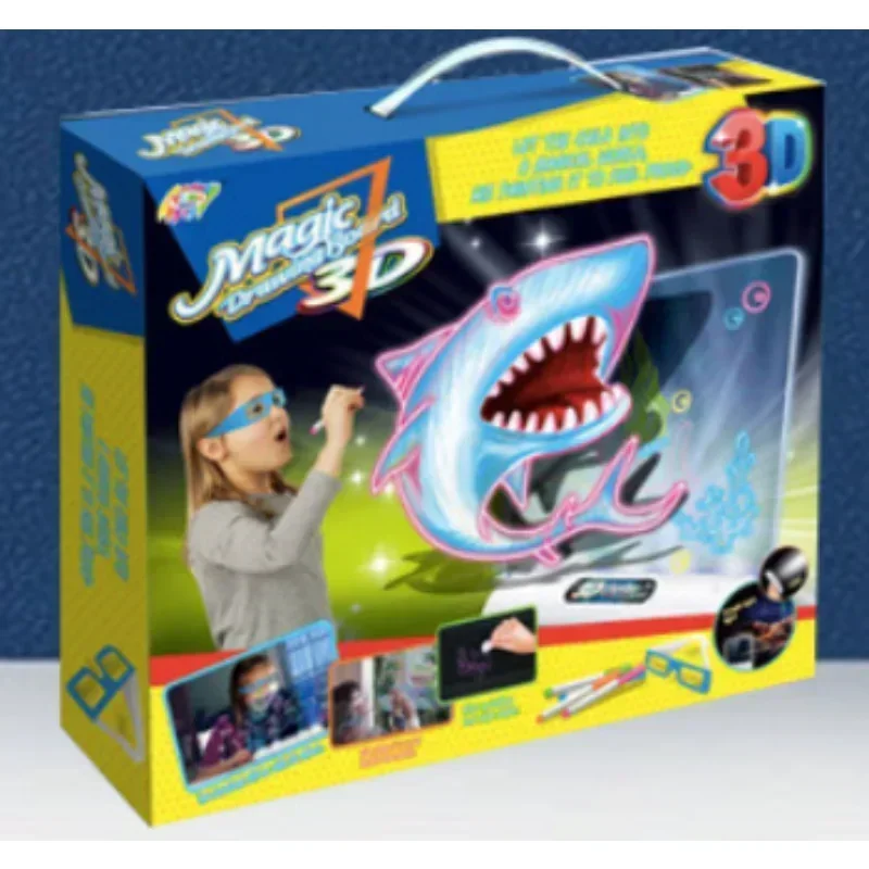 3D Magic Drawing Board LED Glo - Kids Education Foundation 评论和价格