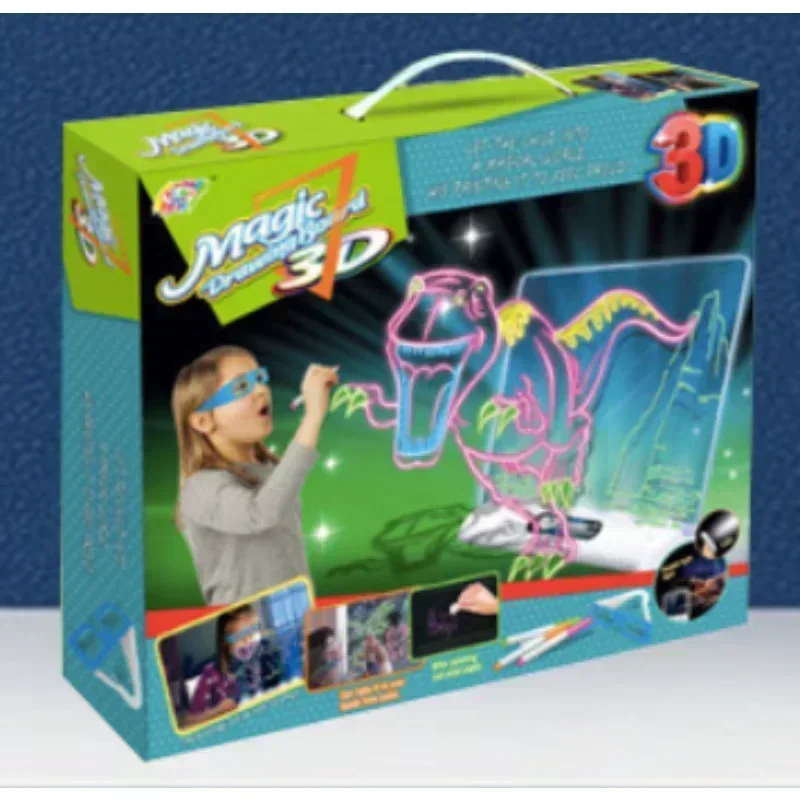 3D Magic Drawing Board LED Glo - Kids Education Foundation 评论和价格