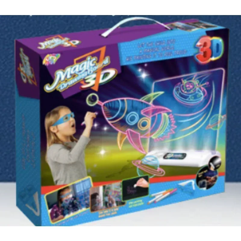 3D Magic Drawing Board LED Glo - Kids Education Foundation 评论和价格