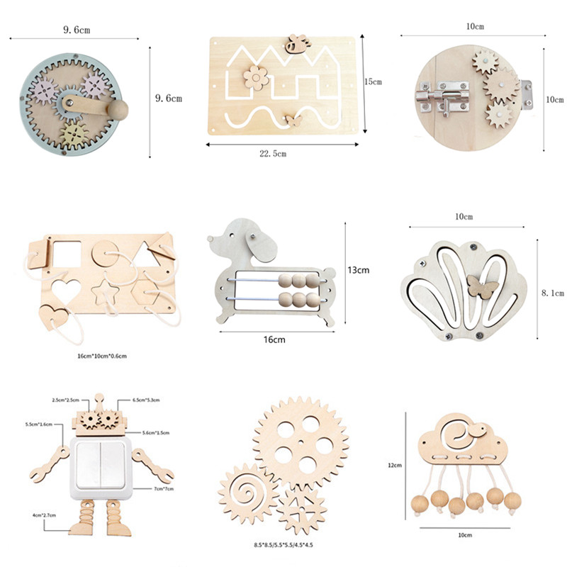 Kids Busy Board DIY Accessorie - Kids Educational Game 3 评论和价格