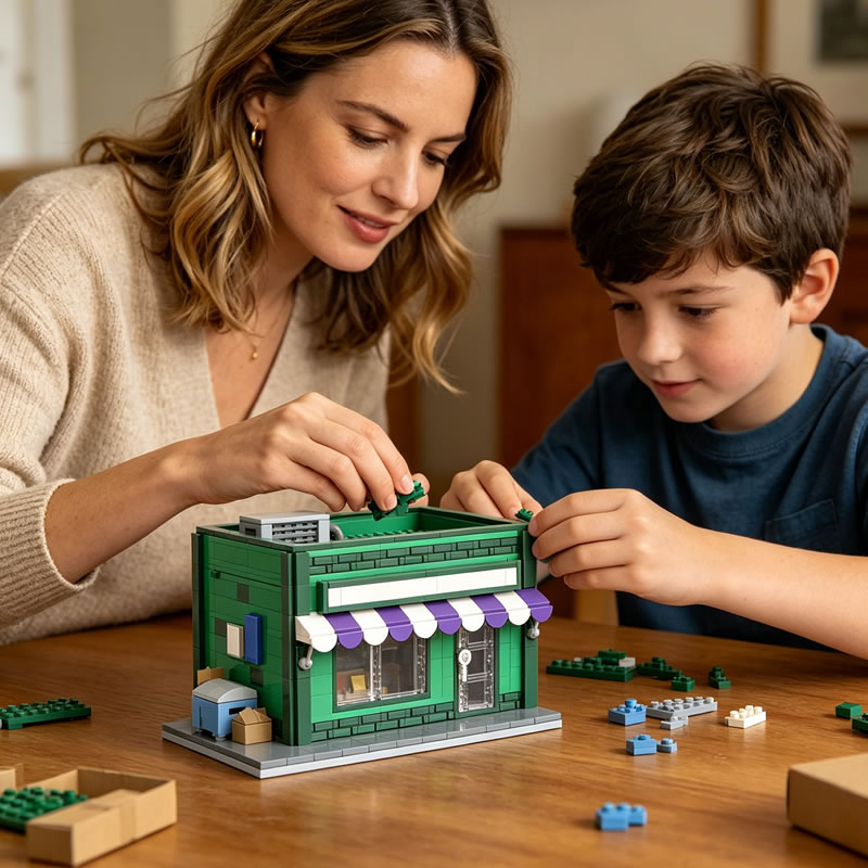 Building Blocks MOC Modular Mi - Kids Education Card 评论和价格