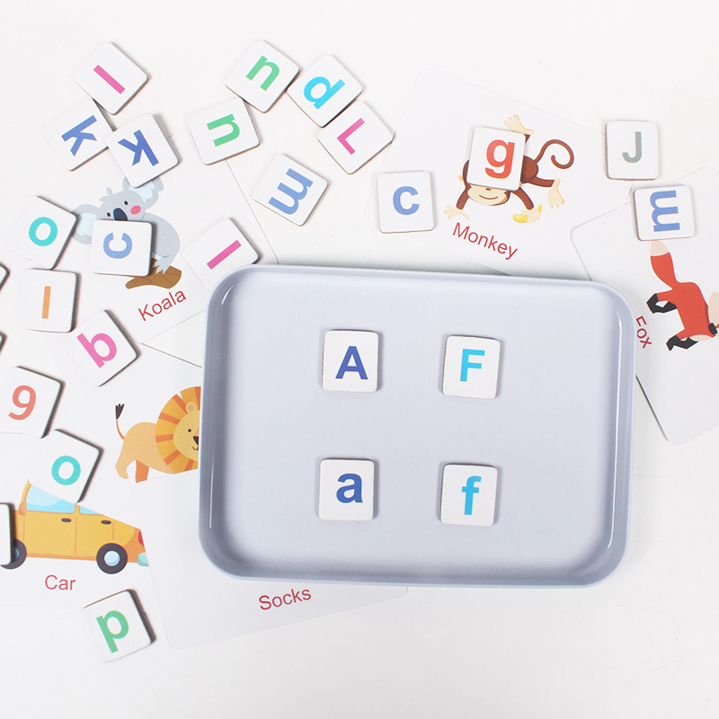 Wooden Puzzle Flash Cards Game - Kids Educational Games Learn English 评论和价格