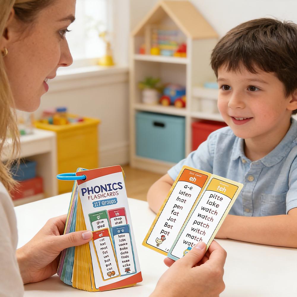 117 Groups Phonics Flashcards  - Kids Education Card 评论和价格