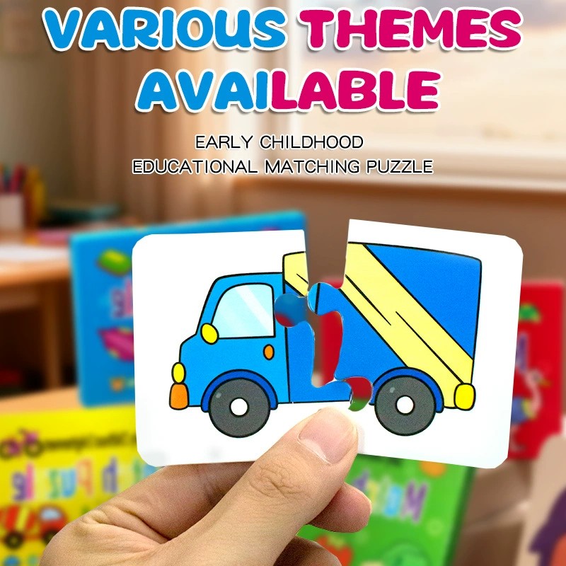 32pcs Matching Card Puzzle Toy - Kids Education Card 评论和价格