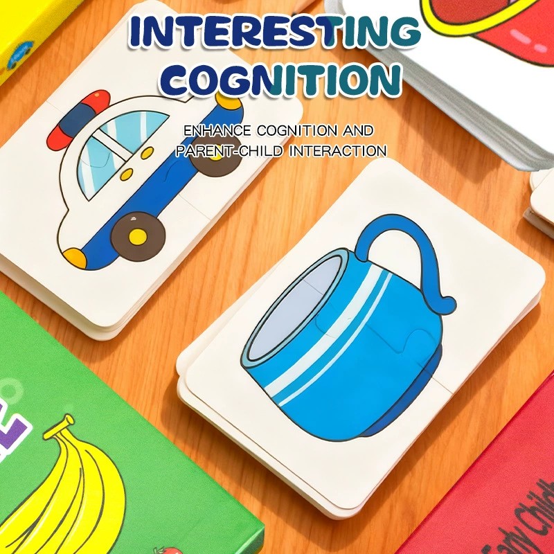 32pcs Matching Card Puzzle Toy - Kids Education Card 评论和价格