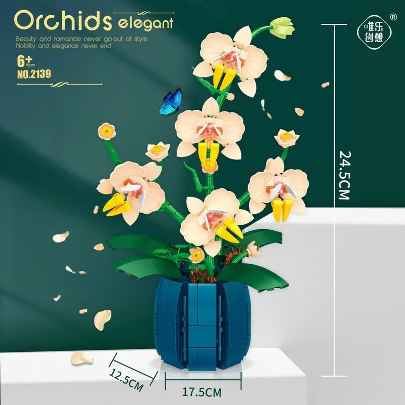 606 Pcs Orchid Building Blocks - Orchid Kids Education 评论和价格